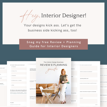 The Interior Design Business Review & Planning Guide